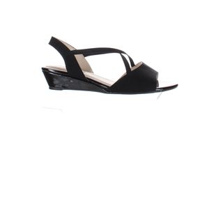 LifeStride Womens Yolo 2 Black Slingbacks Size 9.5 Medium (B  M) (2258883)